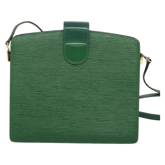 LOUIS VUITTON Epi Capuchin Shoulder Bag Green M52344 LV Auth 129902 - Picture 2 of 16
